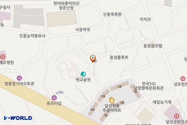 현풍 원교리 마을공동주차장 위치 지도 — 대구광역시 달성군 현풍읍 현풍로8길 49-7