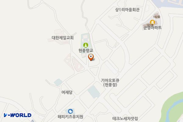 현풍 상리 마을공동주차장 위치 지도 — 대구광역시 달성군 현풍읍 상리 312