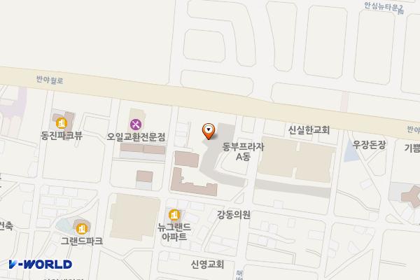 반야월서편공영주차장 위치 지도 — 대구광역시 동구 신기동 174