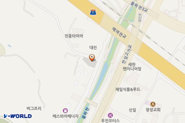 율암동 공영주차장 위치 지도 — 대구광역시 동구 용계로 89