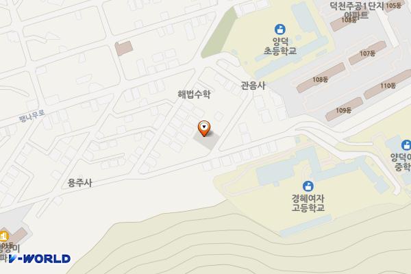 경혜길 공영주차장 위치 지도 — 부산광역시 북구 구포동 1204-32