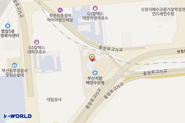 성남로 제2노상 위치 지도 — 부산광역시 동구 충장대로 351