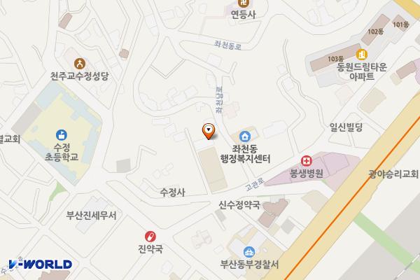 초량6동 위치 지도 — 부산광역시 동구 고관로141번길 18-4