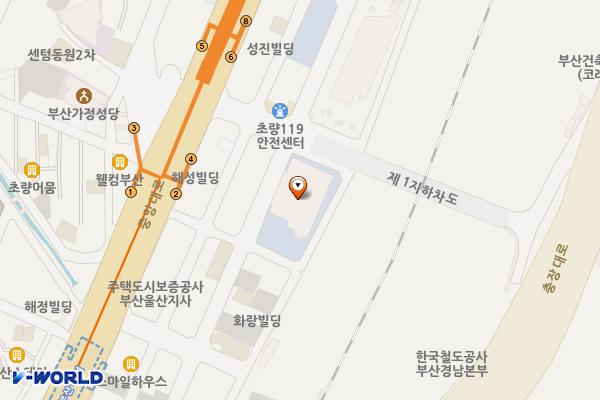 중앙대로248번길 제3노상 위치 지도 — 부산광역시 동구 중앙대로248번길 7-6