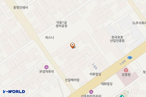 노원로9길인근 위치 지도 — 대구광역시 북구 노원로9길 12