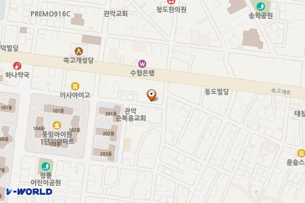청룡동제1공영주차장 위치 지도 — 서울특별시 관악구 청룡9길 21