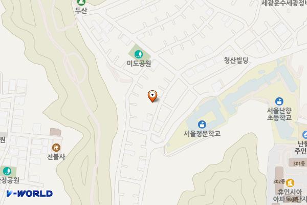 난향공영주차장 위치 지도 — 서울특별시 관악구 난향7길 14
