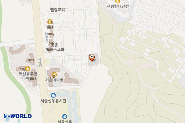 삼성동제2공영주차장 위치 지도 — 서울특별시 관악구 호암로16길 36