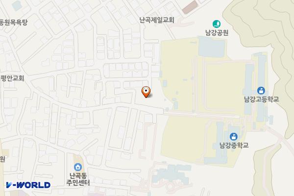난곡동제1공영주차장 위치 지도 — 서울특별시 관악구 난곡로 34길 71