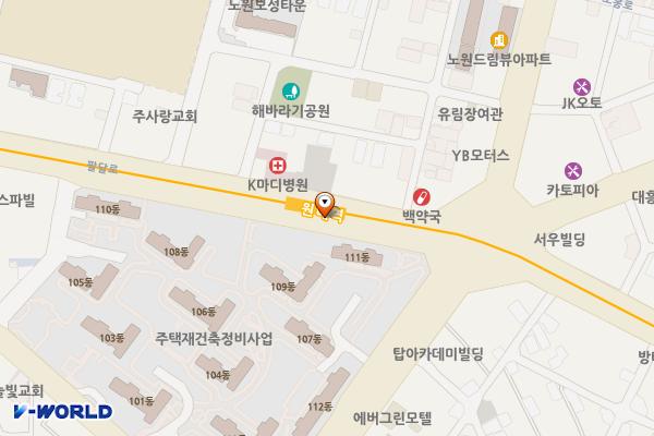 노원로10길(대구산업-노원새마을금고) 위치 지도 — 대구광역시 북구 노원동2가 1