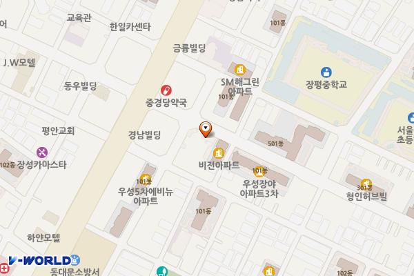 신일피혁공영 위치 지도 — 서울특별시 동대문구 장한로12길18