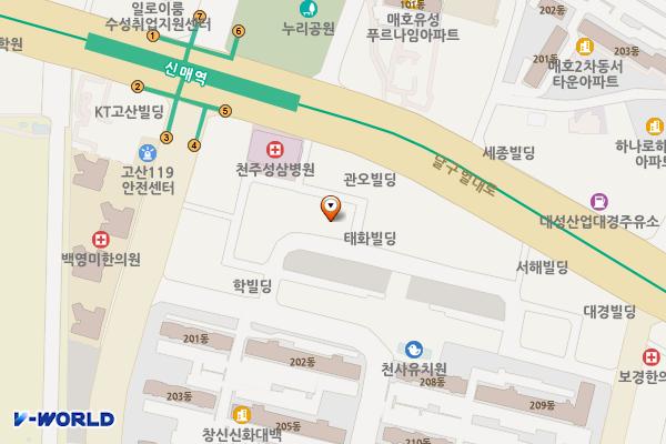 신매2공영주차장 위치 지도 — 대구광역시 수성구 신매로19길 62