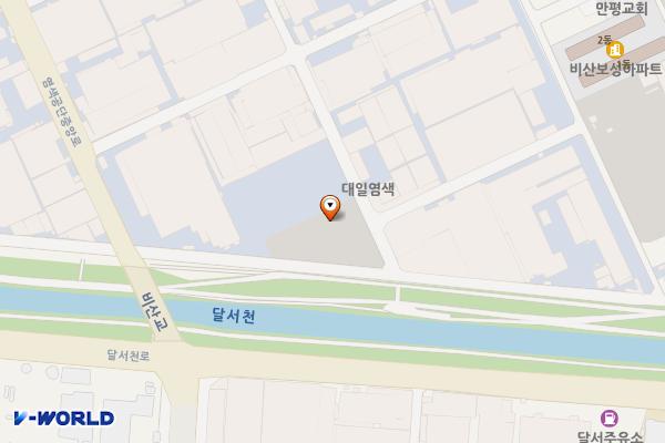 염색산업단지 제3공영주차장 위치 지도 — 대구광역시 서구 염색공단천로13길 41