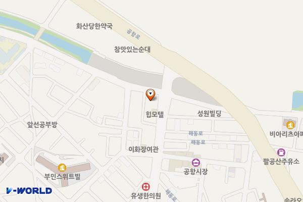공항2공영주차장 위치 지도 — 대구광역시 동구 해동로 6