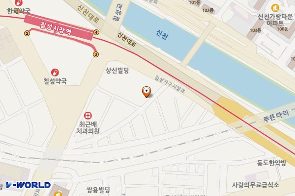 칠성전자상가주차장 위치 지도 — 대구광역시 북구 칠성가구시장로2길 8