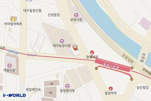 칠성농협앞주차장 위치 지도 — 대구광역시 북구 칠성시장로 29