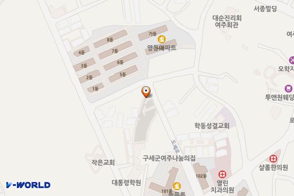 현암동 공영주차장 위치 지도 — 경기도 여주시 현암동 179-24
