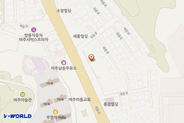 부영아파트 건너편상가앞 위치 지도 — 경기도 여주시 점봉동 429-39