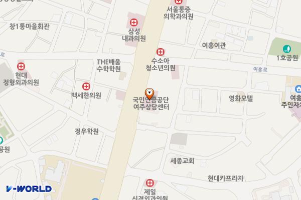 세종로(우리은행 앞) 위치 지도 — 경기도 여주시 홍문동 72-8