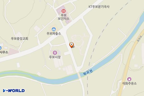 우보면2노상주차장 위치 지도 — 대구광역시 군위군 우보면 이화리 1284-1