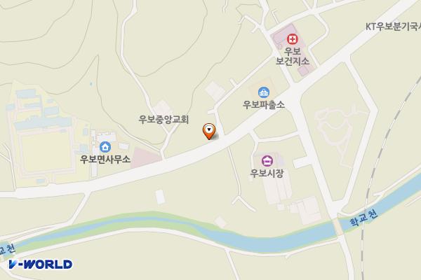 우보면1노상주차장 위치 지도 — 대구광역시 군위군 우보면 이화리 1301-1