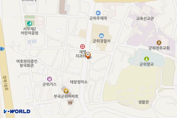 군위읍2노상주차장 위치 지도 — 대구광역시 군위군 군위읍 서부리 285-4