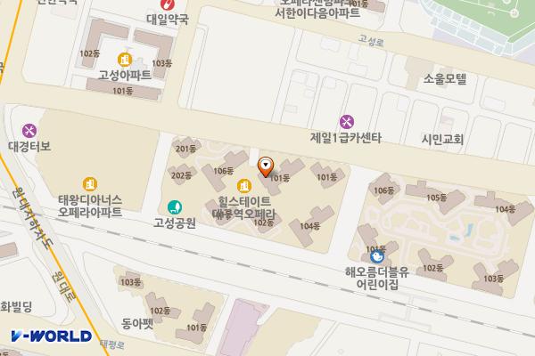 고성로34길인근 위치 지도 — 대구광역시 북구 고성동2가 130