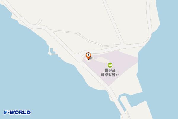 화진포해양박물관 위치 지도 — 강원특별자치도 고성군 현내면 초도리 94-3