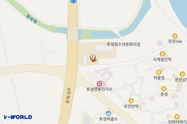 토성면행정복지센터 위치 지도 — 강원특별자치도 고성군 토성면 천진해변길 88