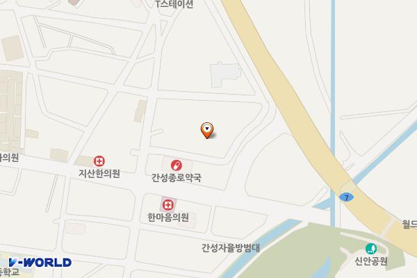 고성군어울림복지관 위치 지도 — 강원특별자치도 고성군 간성읍 간성로30번길 6-1