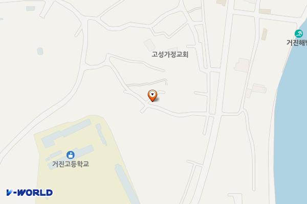 충혼탑아래 위치 지도 — 강원특별자치도 고성군 거진읍 거진리 379