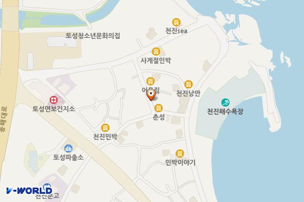 천진5길 위치 지도 — 강원특별자치도 고성군 토성면 천진리 53