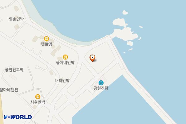 공현진항 주차장 위치 지도 — 강원특별자치도 고성군 죽왕면 공현진해변길 80