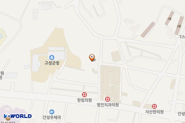 간성전통시장 3 (화장실 옆) 위치 지도 — 강원특별자치도 고성군 간성읍 신안리 276