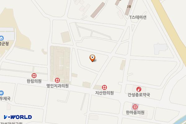 간성전통시장 2 (산림조합 뒤) 위치 지도 — 강원특별자치도 고성군 간성읍 신안리 259-7