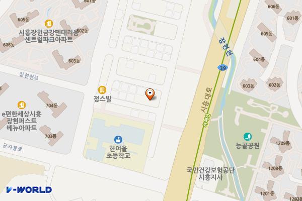 장현 P15(임시) 위치 지도 — 경기도 시흥시 군자동 807-5