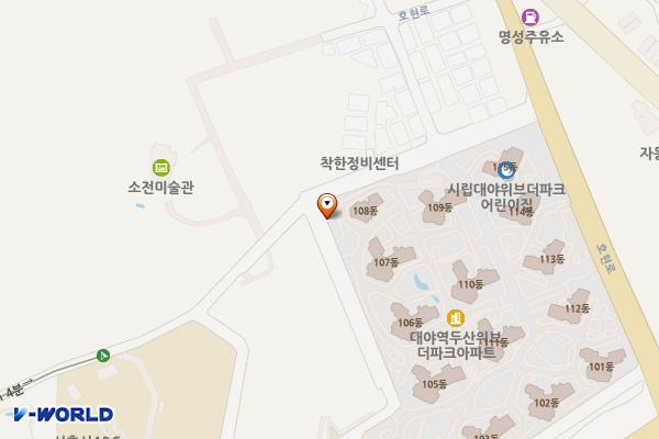 대야동 694-8 노외 위치 지도 — 경기도 시흥시 대야동 694-8
