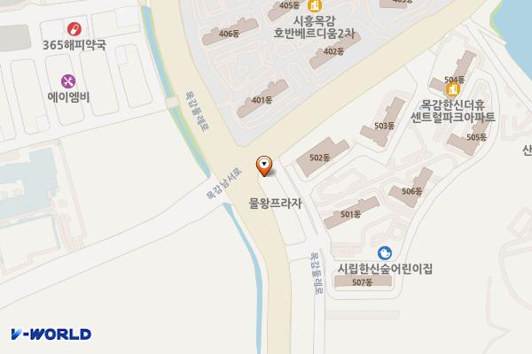 대야2지구(순복음천향교회) 위치 지도 — 경기도 시흥시 조남동 664