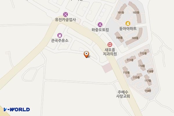 나눔제13호 위치 지도 — 경기도 시흥시 하중동 390-2