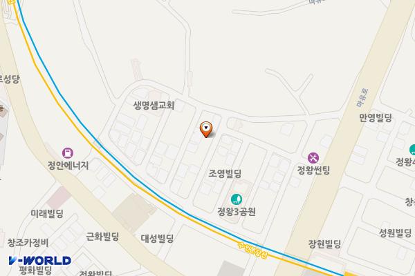 나눔제3호 위치 지도 — 경기도 시흥시 정왕동 2295-3
