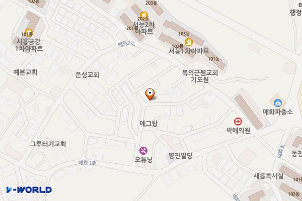 나눔제21호 위치 지도 — 경기도 시흥시 매화동 221-11