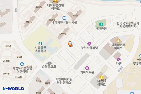 나눔제32호 위치 지도 — 경기도 시흥시 장현동 535-1