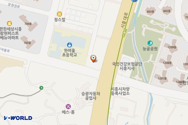 장현지구 공공청사2부지 위치 지도 — 경기도 시흥시 군자동 813-16