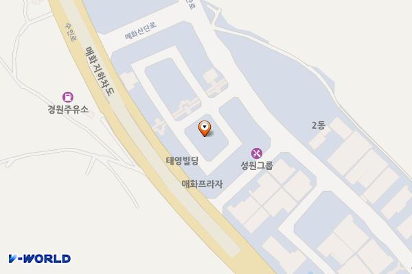 매화산업단지 위치 지도 — 경기도 시흥시 도창동 511