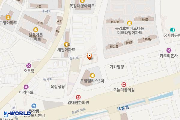 목감2 위치 지도 — 경기도 시흥시 목감동 401(진로마트)