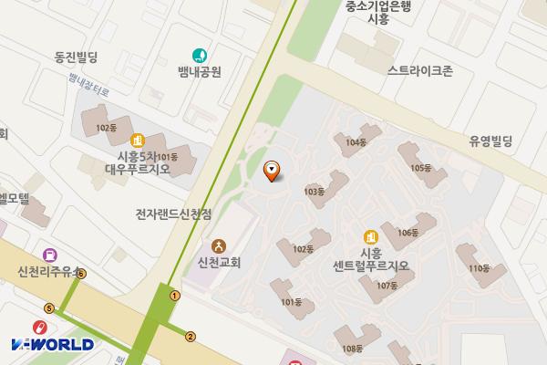 복지로3 위치 지도 — 경기도 시흥시 대야동 418-126(세계로M)