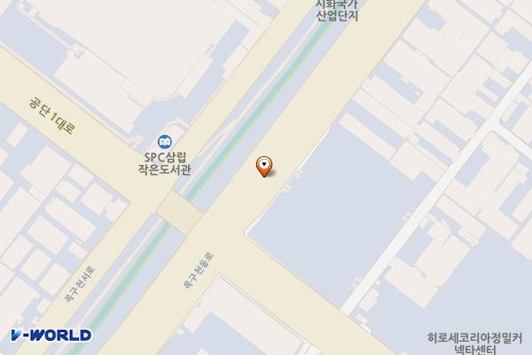 스마트허브 노상(옥구천로) 위치 지도 — 경기도 시흥시 정왕동 1335