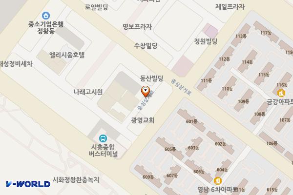 정왕동 49블록 노상 위치 지도 — 경기도 시흥시 정왕동 1767