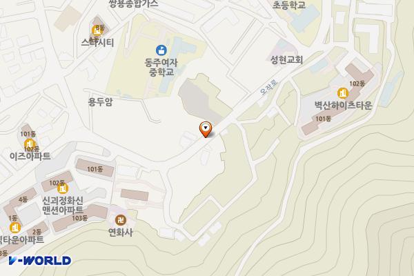동주마루 공영주차장 위치 지도 — 부산광역시 사하구 괴정동 378-57