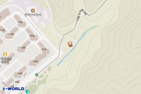 호평 제1공영 위치 지도 — 경기도 남양주시 호평동 350